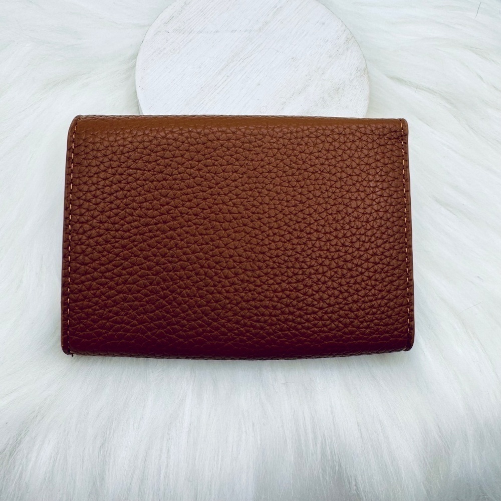 Women’s Minimalist Brown Card Wallet - Picture 4 of 6